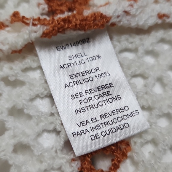 Crotchet Long line Cover Up Duster Photo's Medium Beach Cruise Vacation - Picture 7 of 11